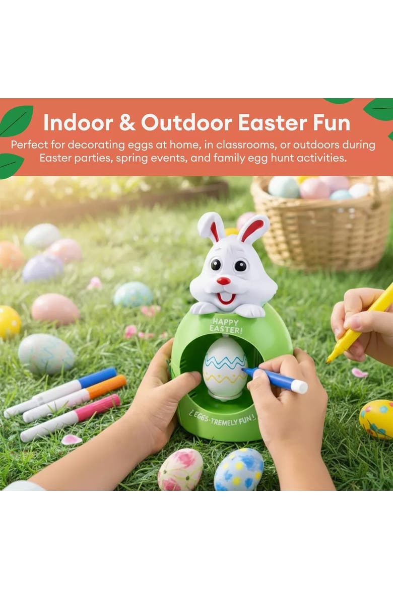 Easter Egg Art Decorating Craft Kit, Alternate, color, Multicolor