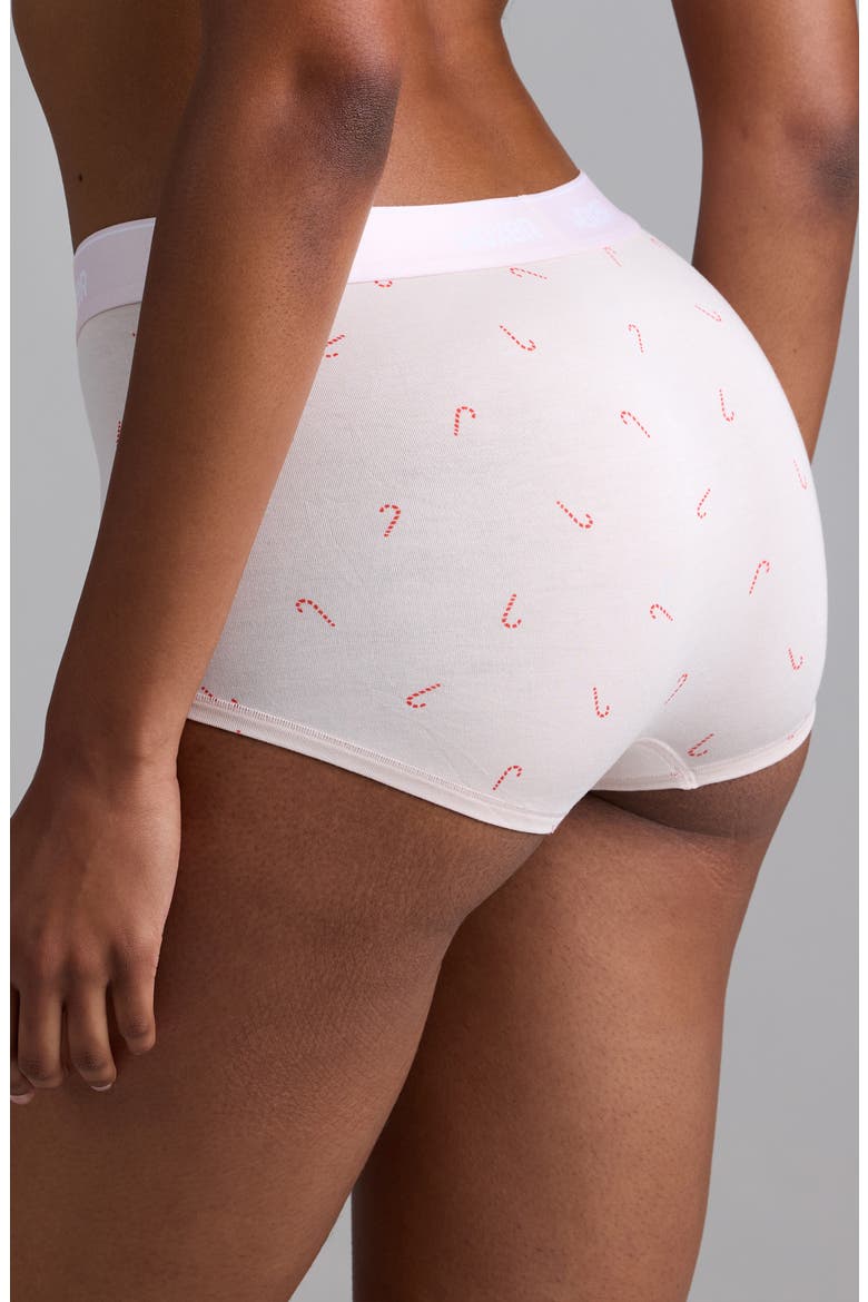 Bold Ultrasoft Boyshorts, Alternate, color, CANDY CANE DITSY