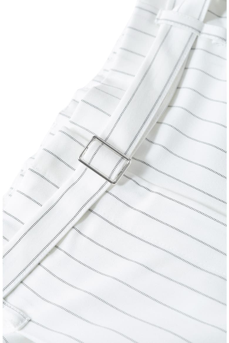 Belted Pinstripe Wide Leg Pants, Alternate, color, IVORY PINSTRIPE