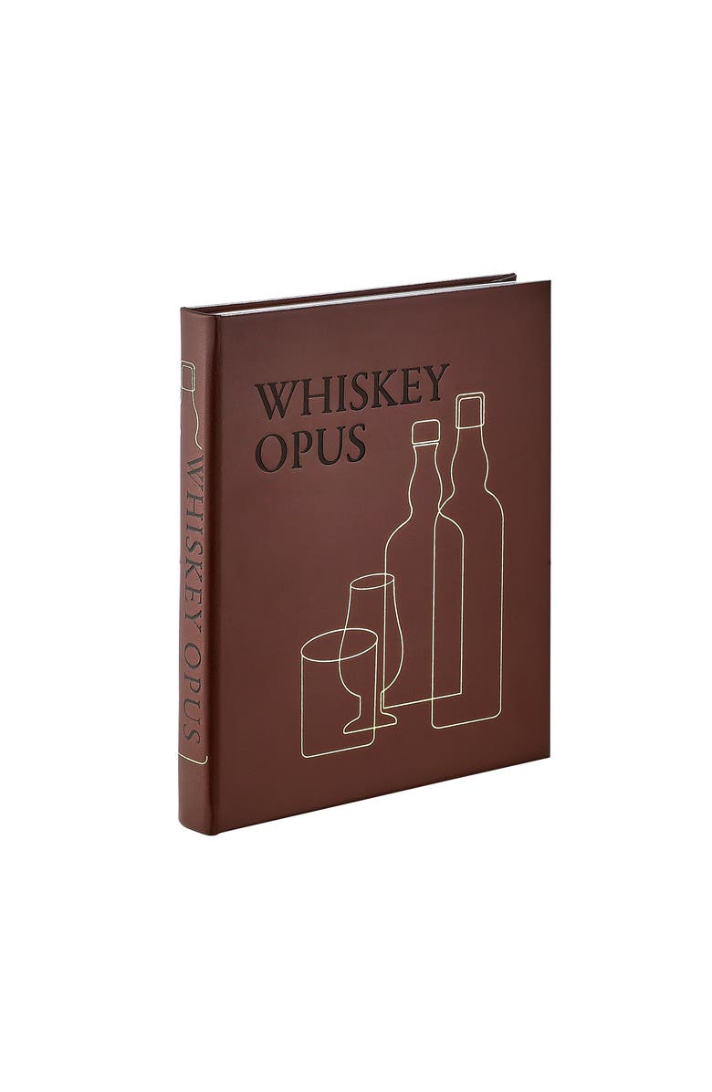 Graphic Image Whiskey Opus The Definitive Guide to the World's Greatest Whiskey Distilleries Leather Edition, Alternate, color, Brown