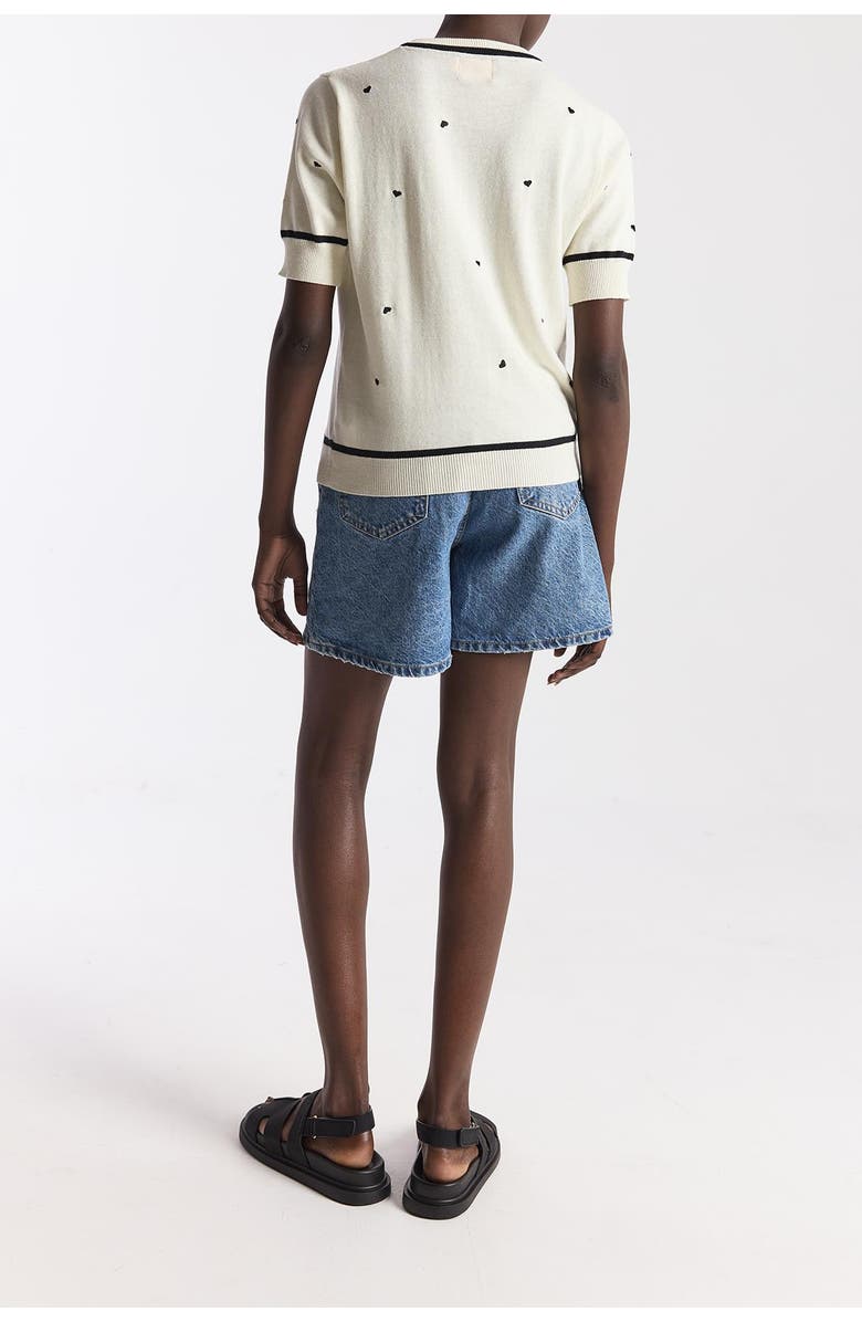 WISPR Mini Heart Embroidered Top, Alternate, color, Cream/Black