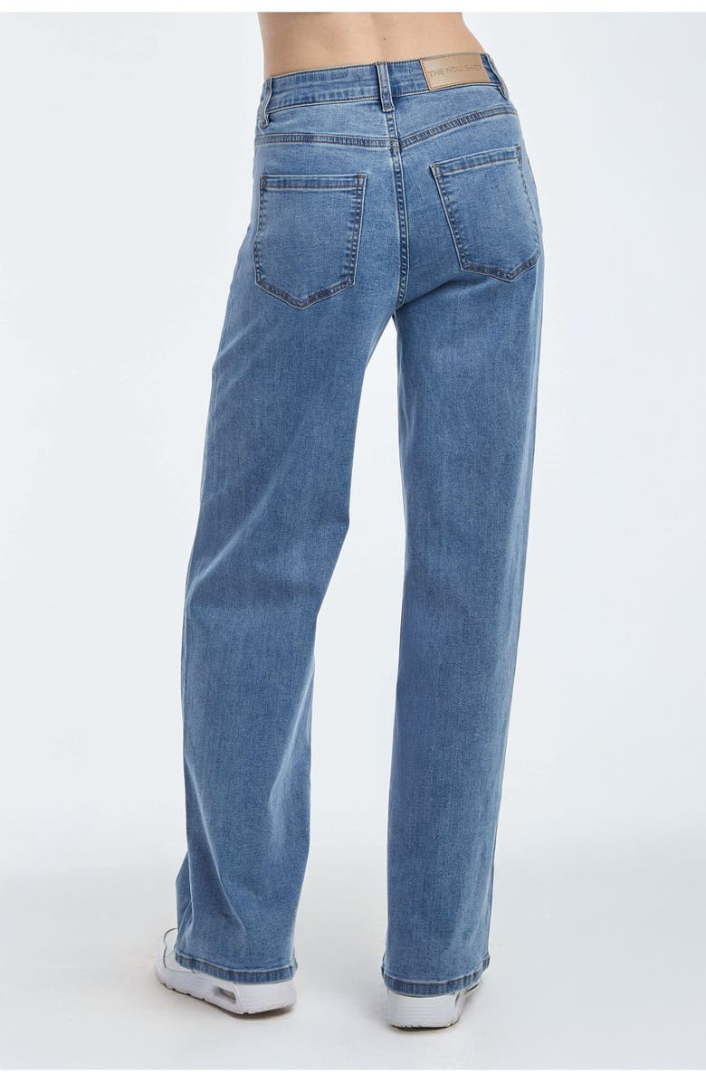 The Noli Shop Dahlia High Rise Relaxed Jean, Alternate, color, Medium Blue