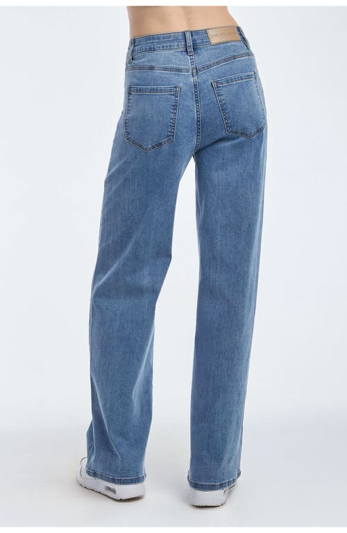 Noli Yoga Dahlia High Rise Relaxed Jean In Medium Blue