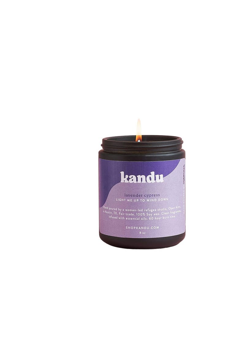 Lavender Cypress 8 Oz Candle, Main, color, No Color