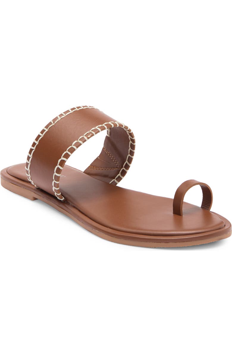 Splendid Yuna Toe Loop Sandal, Main, color, Cognac