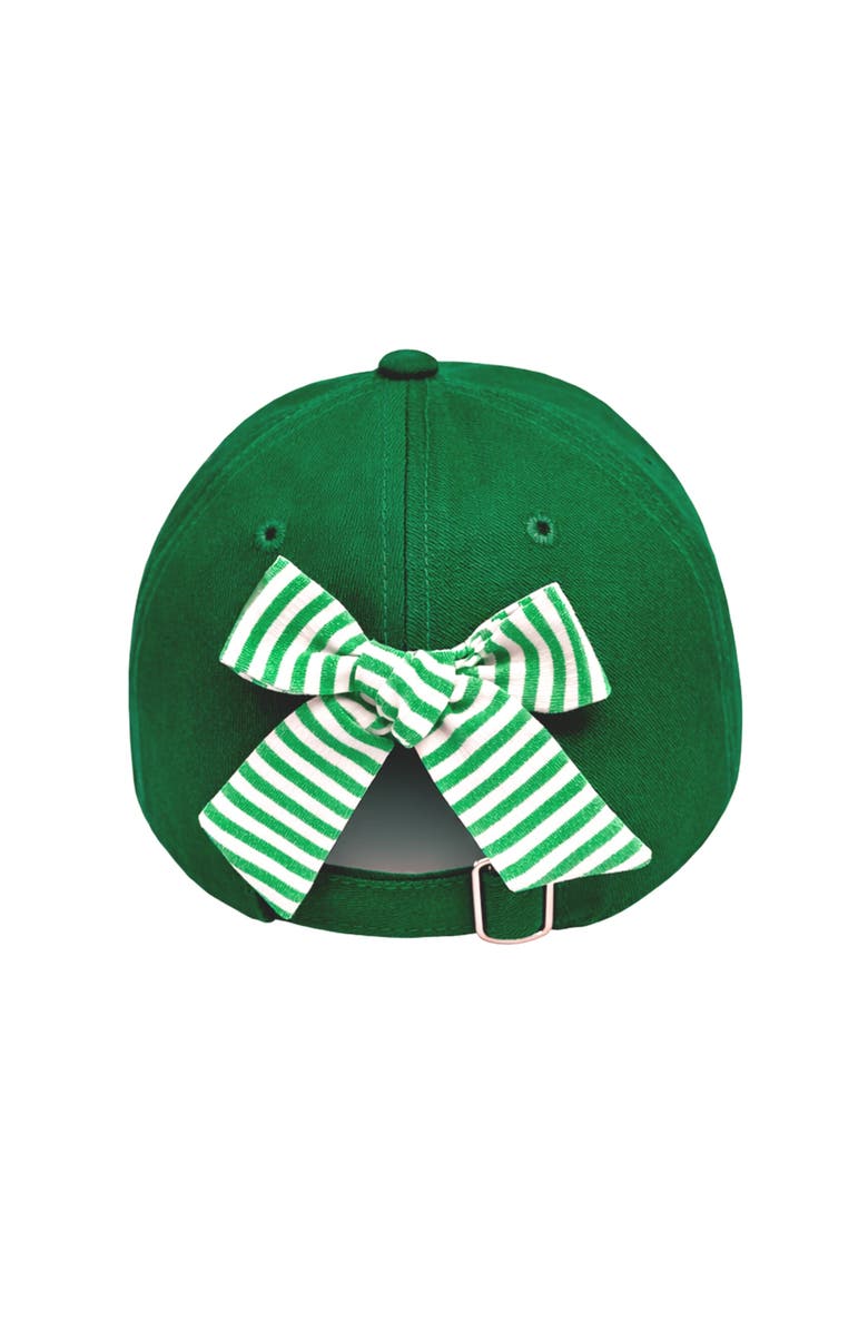 Bits & Bows Golf Bow Baseball Hat, Alternate, color, Green