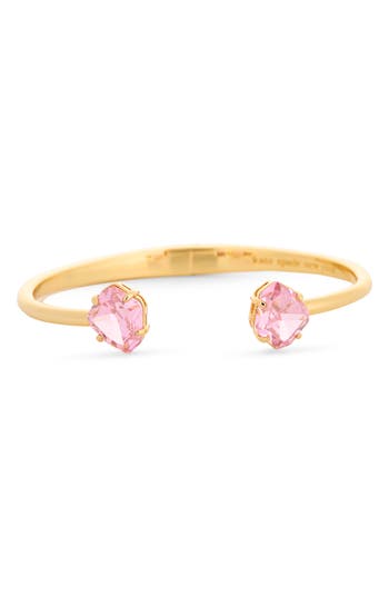 Kate Spade New York Treasure Trove Cubic Zirconia Cuff Bracelet In Pink