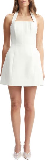 Nevelle Hourglass Halter Minidress