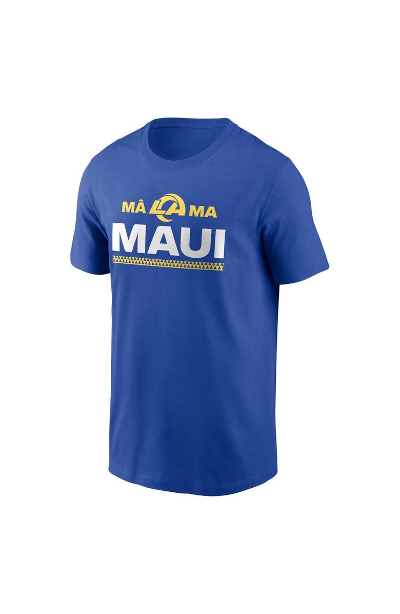 Nike Men's Nike Royal Los Angeles Rams x Maui Relief T-Shirt, Alternate, color, Royal