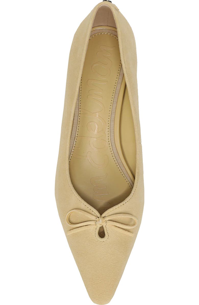 Sam Edelman Esmira Pointed Toe Flat, Alternate, color, Dusty Yellow