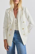 Derek Lam 10 Crosby Walter Cotton Blend Double Breasted Jacket