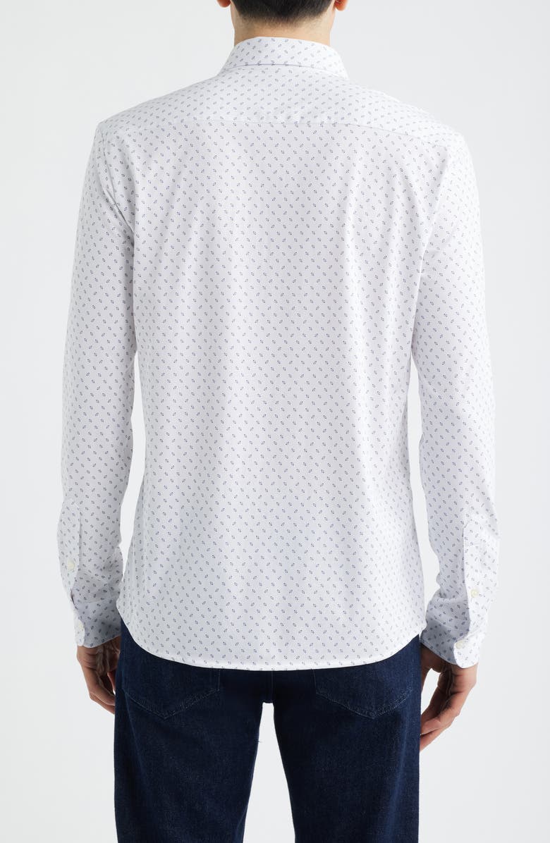 BOSS Roan Slim Fit Button-Up Shirt, Alternate, color, Light Purple