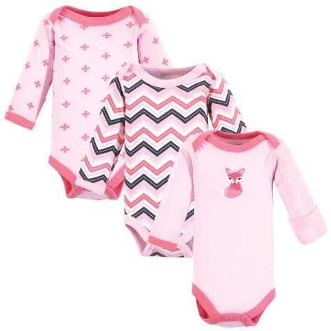 Preemie Long Sleeve Bodysuits 3pk Foxy