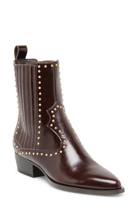 Thomas Stud Leather Bootie