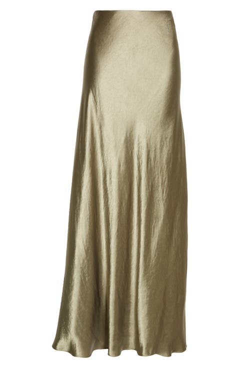 Satin Maxi Skirt