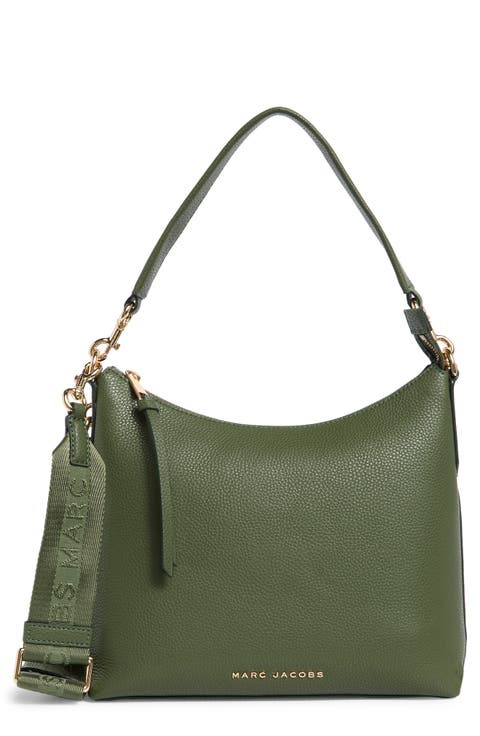 Drifter Pebbled Leather Large Hobo Bag