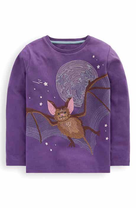 Mini Boden Kids' Long Sleeve Glow Superstitch T-Shirt