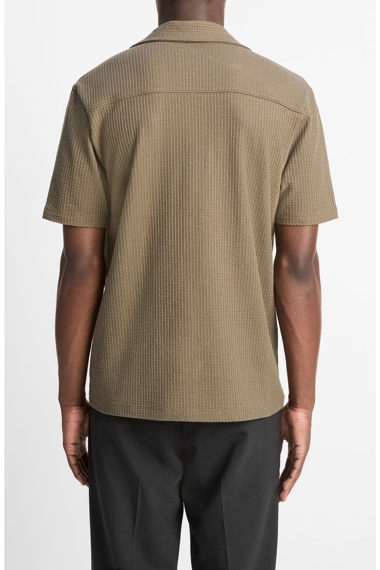 Seersucker Camp Shirt, Alternate, color, DOME