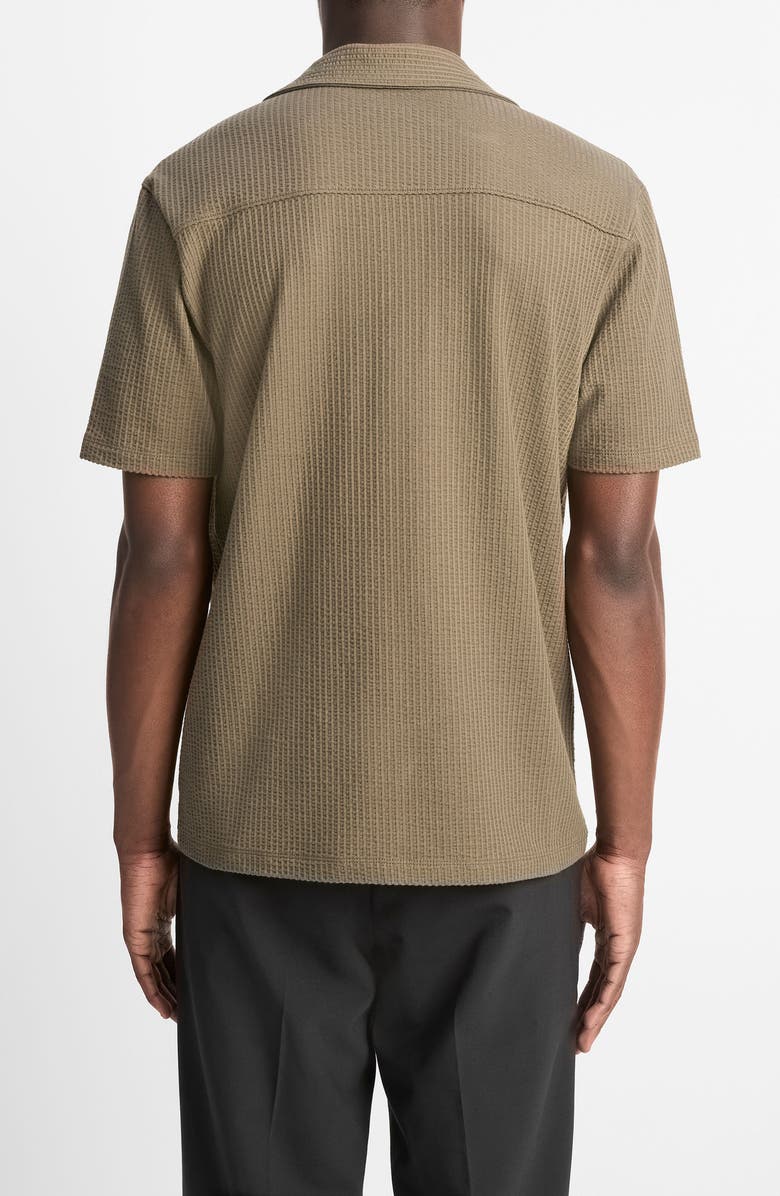 Vince Seersucker Camp Shirt, Alternate, color, Dome