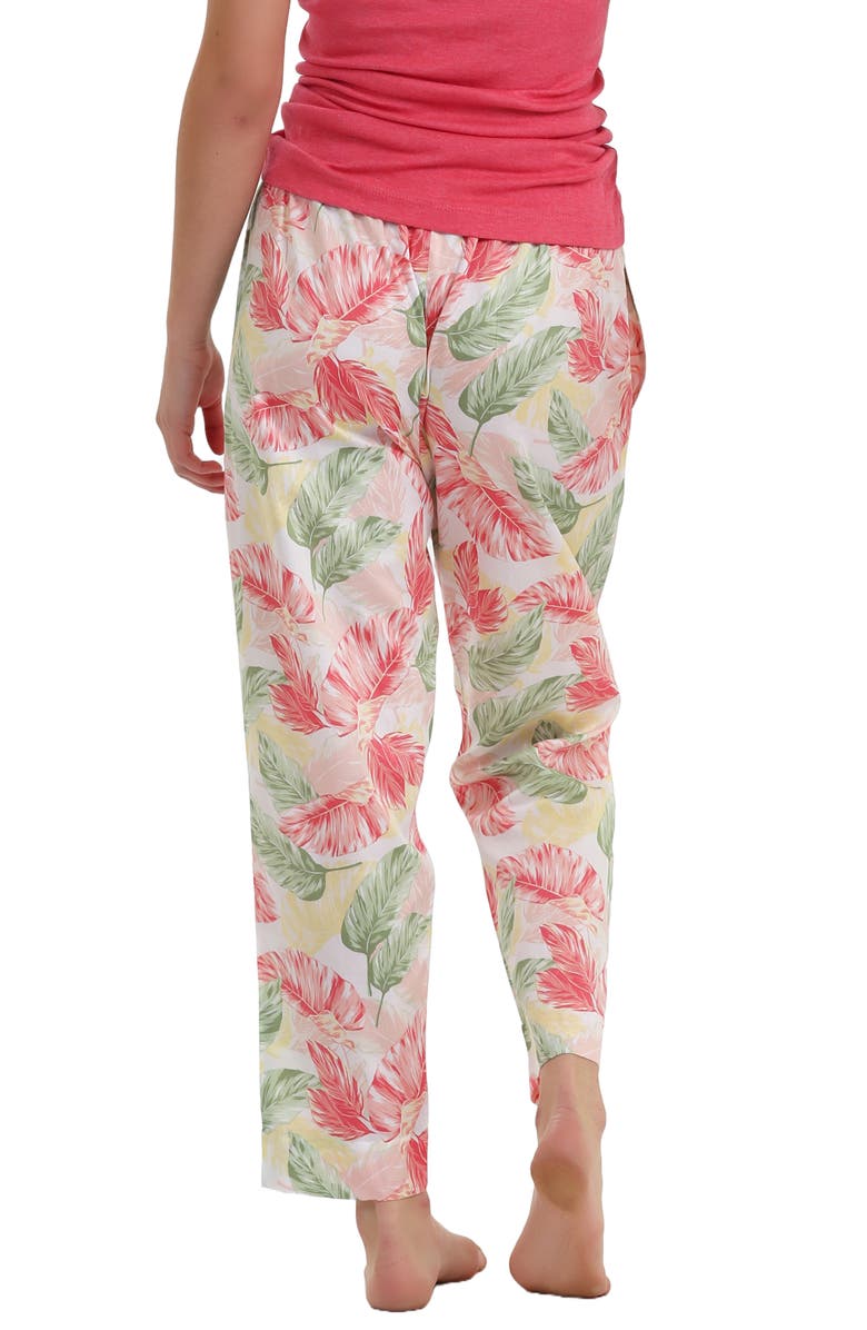 Papinelle Faye Floral Print Cotton Sateen Pajama Pants, Alternate, color,