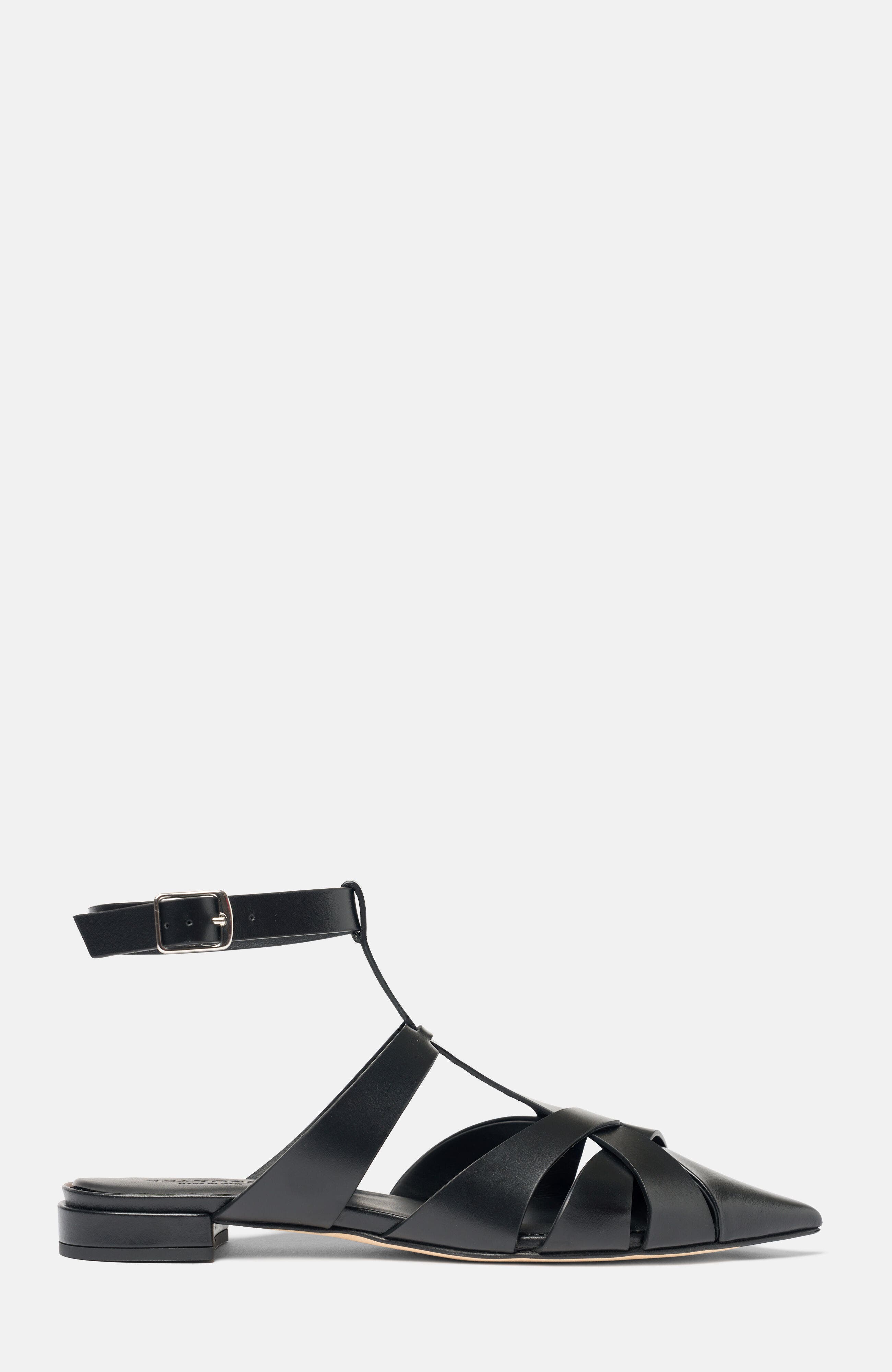 SCAROSSO Clara Ballerinas, Alternate, color, Black - Calf