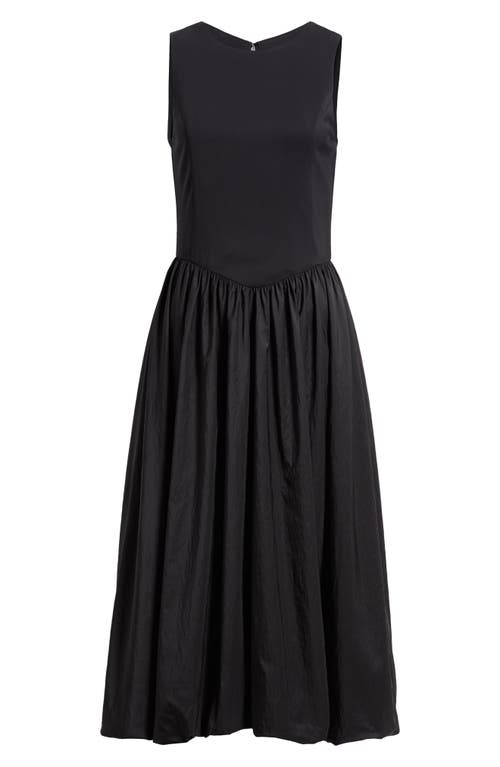 Wayf Shay Bubble Hem Cocktail Midi Dress