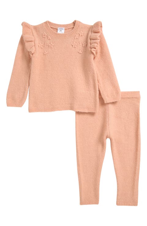 Ruffle Accent Sweater & Leggings Set (Baby)