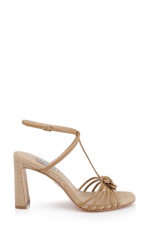 Shop Badgley Mischka Collection Debora Ankle Strap Sandal In Reed Leather