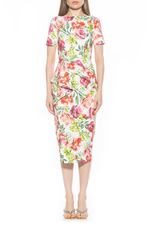 Zayd Midi Sheath Dress