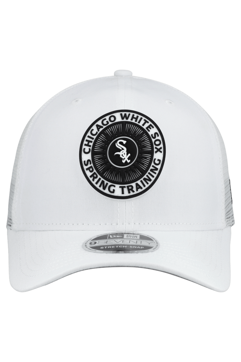 Men's New Era  White Chicago White Sox 2026 Spring Training Fan Pack 9SEVENTY Adjustable Trucker Hat, Alternate, color, White