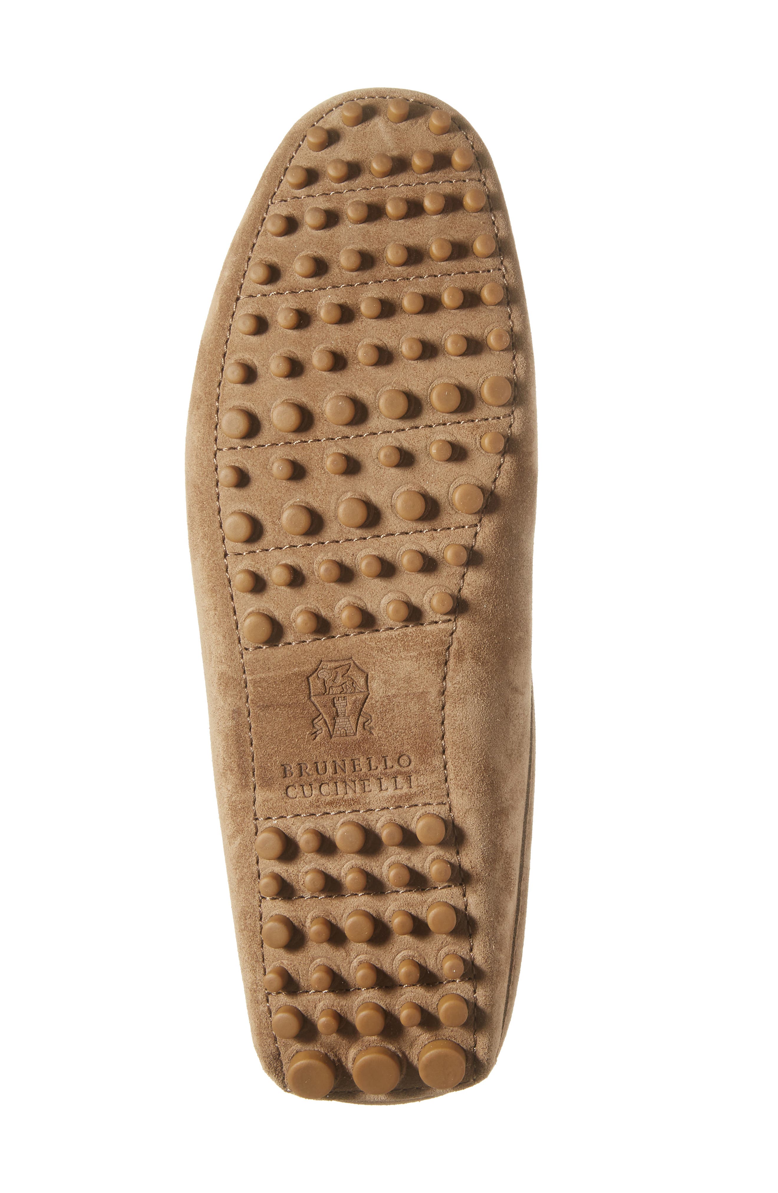 Brunello Cucinelli Monili Penny Loafer Mule, Alternate, color, C7495 Brown