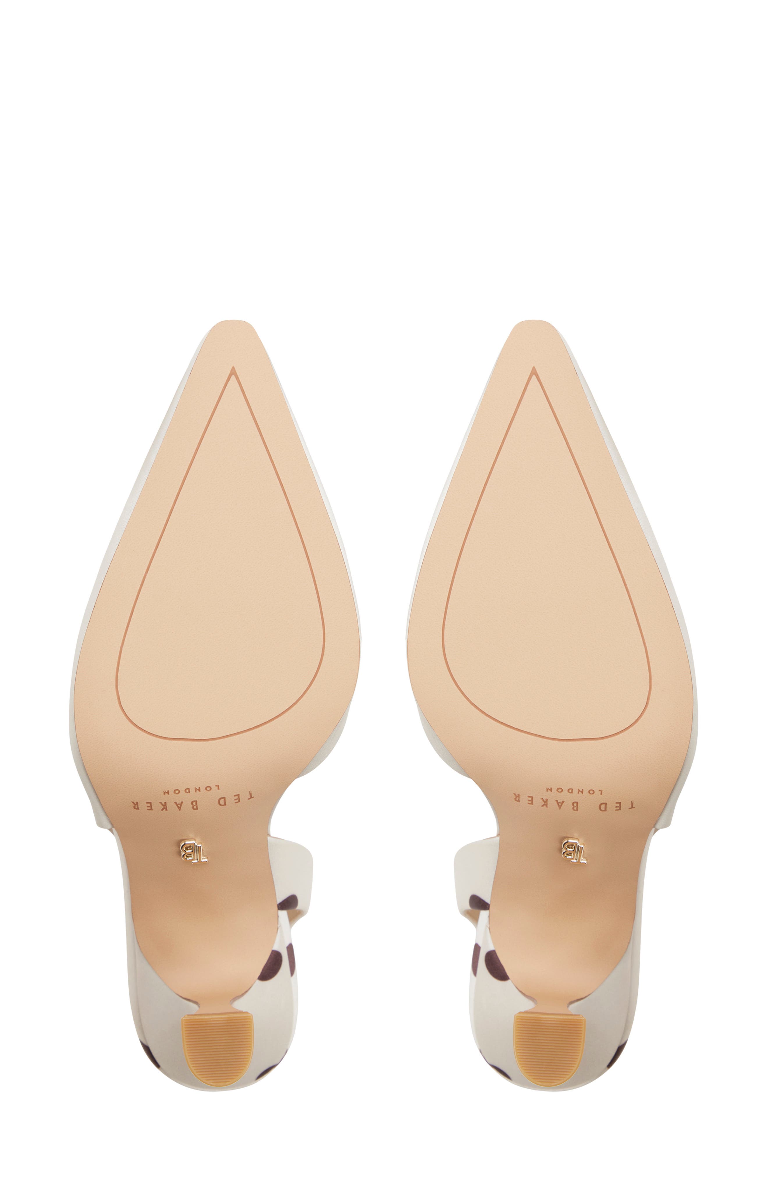 Lola Bow Half d'Orsay Slingback Pump, Alternate, color, IVORY PRIMARY - MULTI