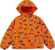 CALONIE Kids' Tanner Reversible Convertible Hooded Down Puffer Jacket