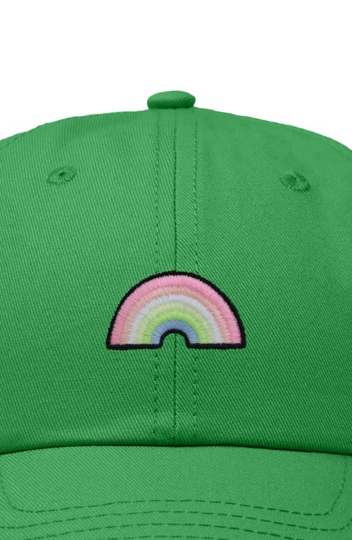 Dalix Rainbow Hat In Kelly Green