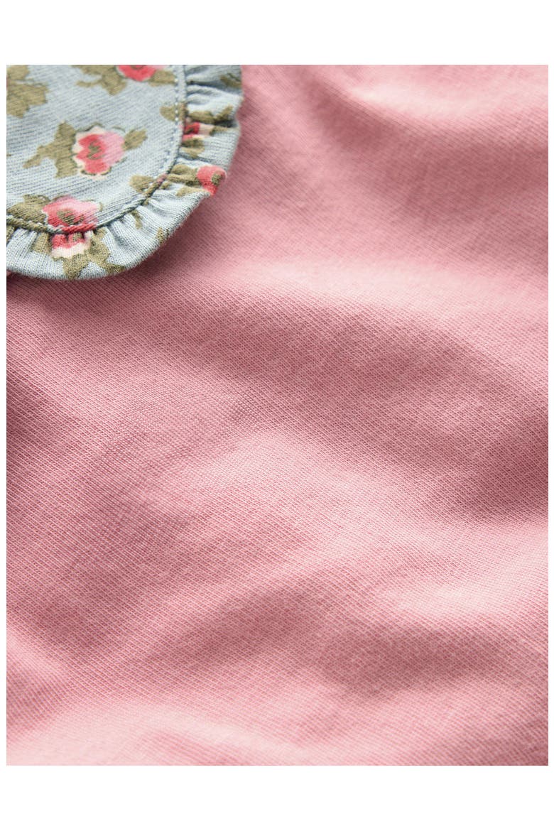 Kids' Collared Jersey Top & Pants Set, Alternate, color, PINK/ BLUE DITSY FLORAL