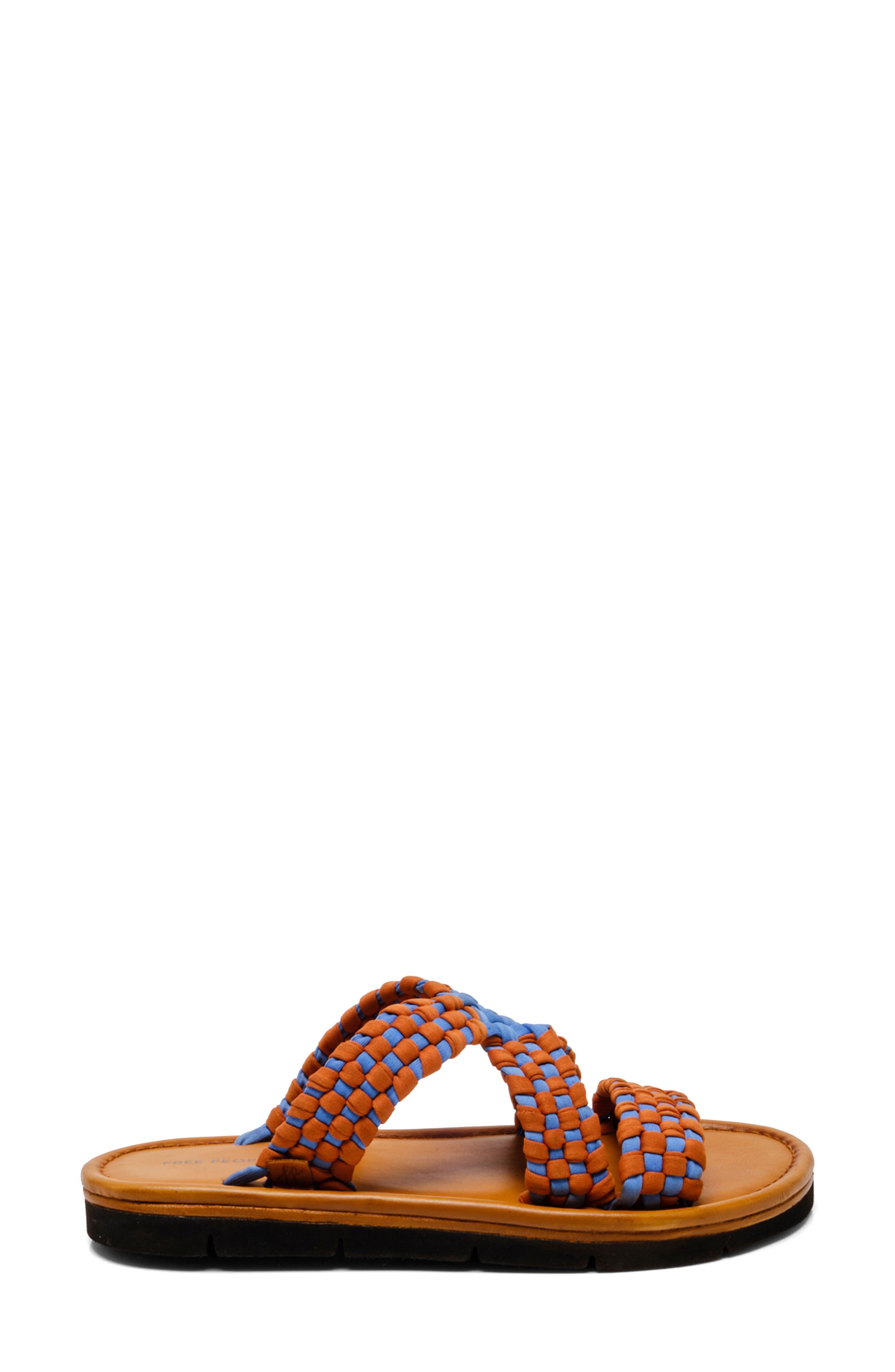 Free People Edge Water Woven Sandal, Alternate, color, Swim Team/ Luggage