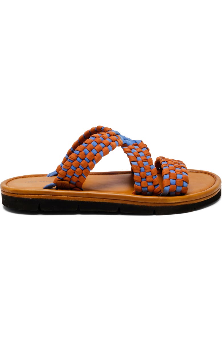 Free People Edge Water Woven Sandal, Alternate, color, Swim Team/ Luggage