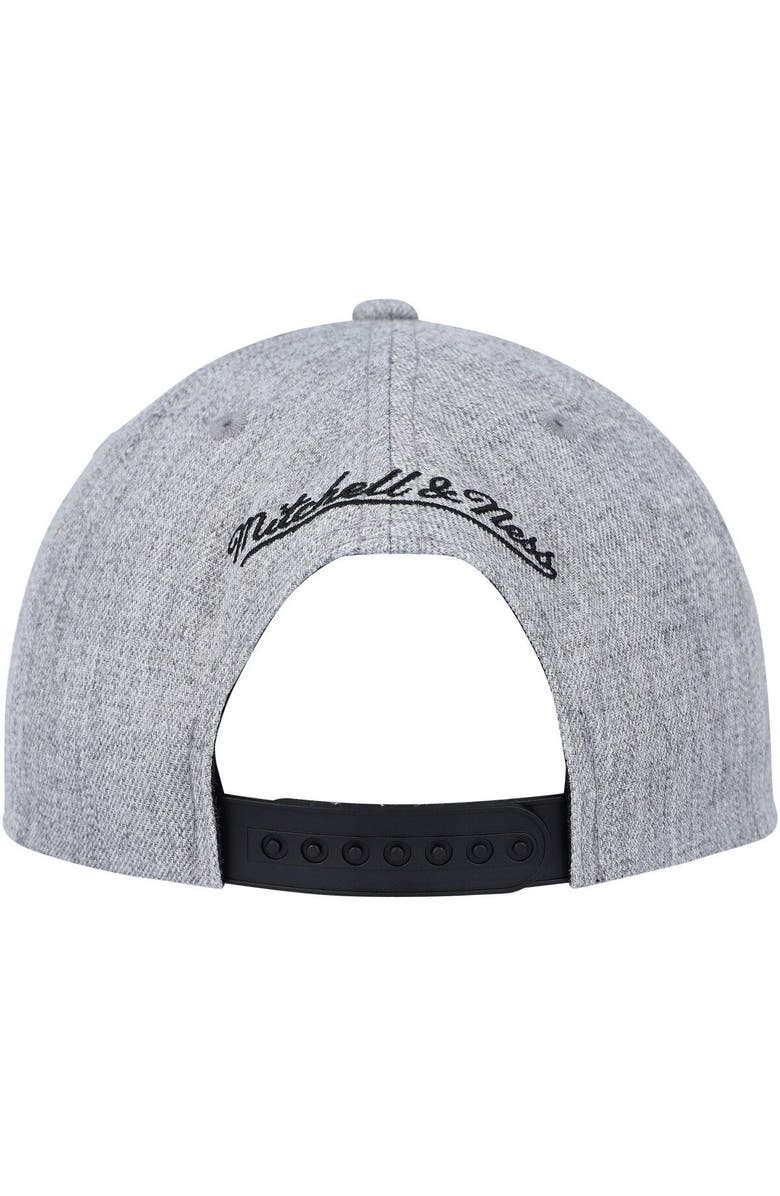 Mitchell & Ness Men's Mitchell & Ness Heather Gray Toronto Raptors Hardwood Classics 2.0 Snapback Hat, Alternate, color, 