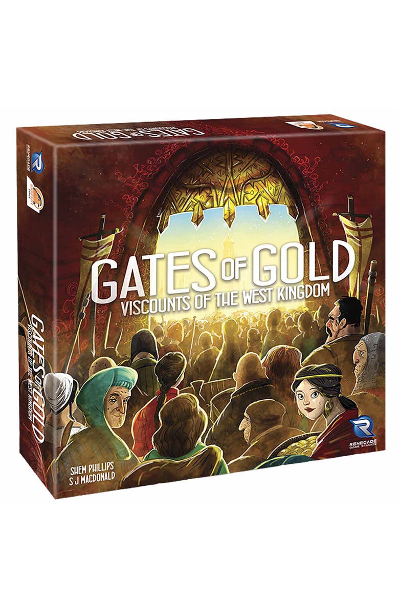 Renegade Game Studios Viscounts Of The West Kingdom Gates Of Gold Expansion Strategy Board Game, Main, color,