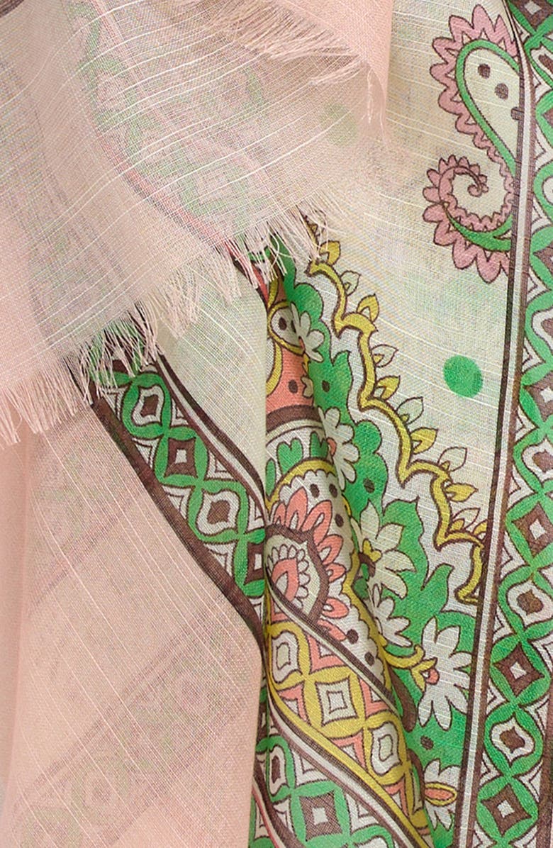 Etro Nabucco Paisley Modal Blend Scarf, Alternate, color,