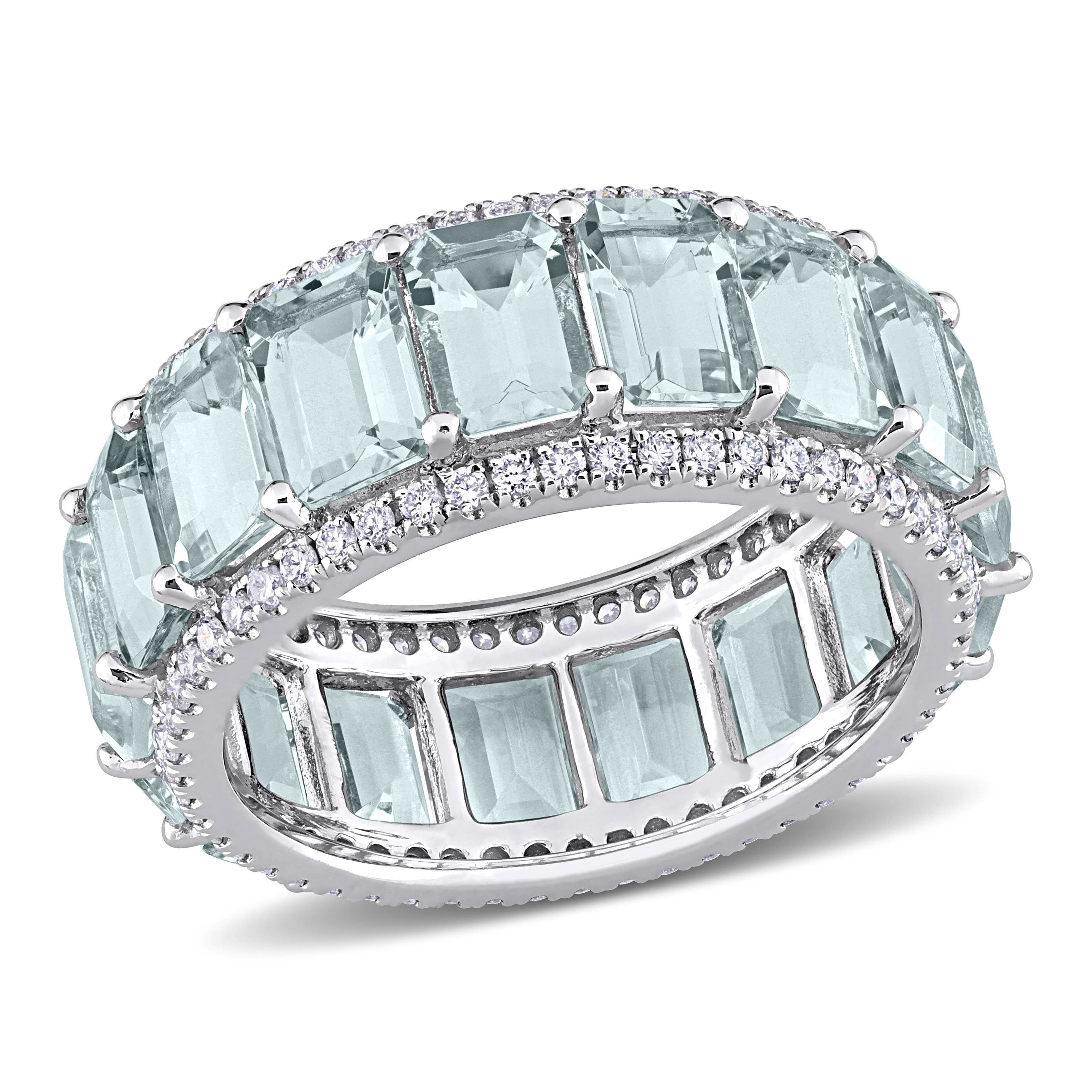 Aquamarine/White Gold