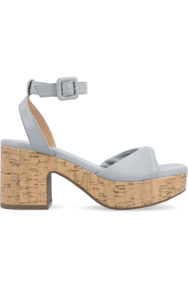 Journee Collection Eianna Sandal, Alternate, color, Blue