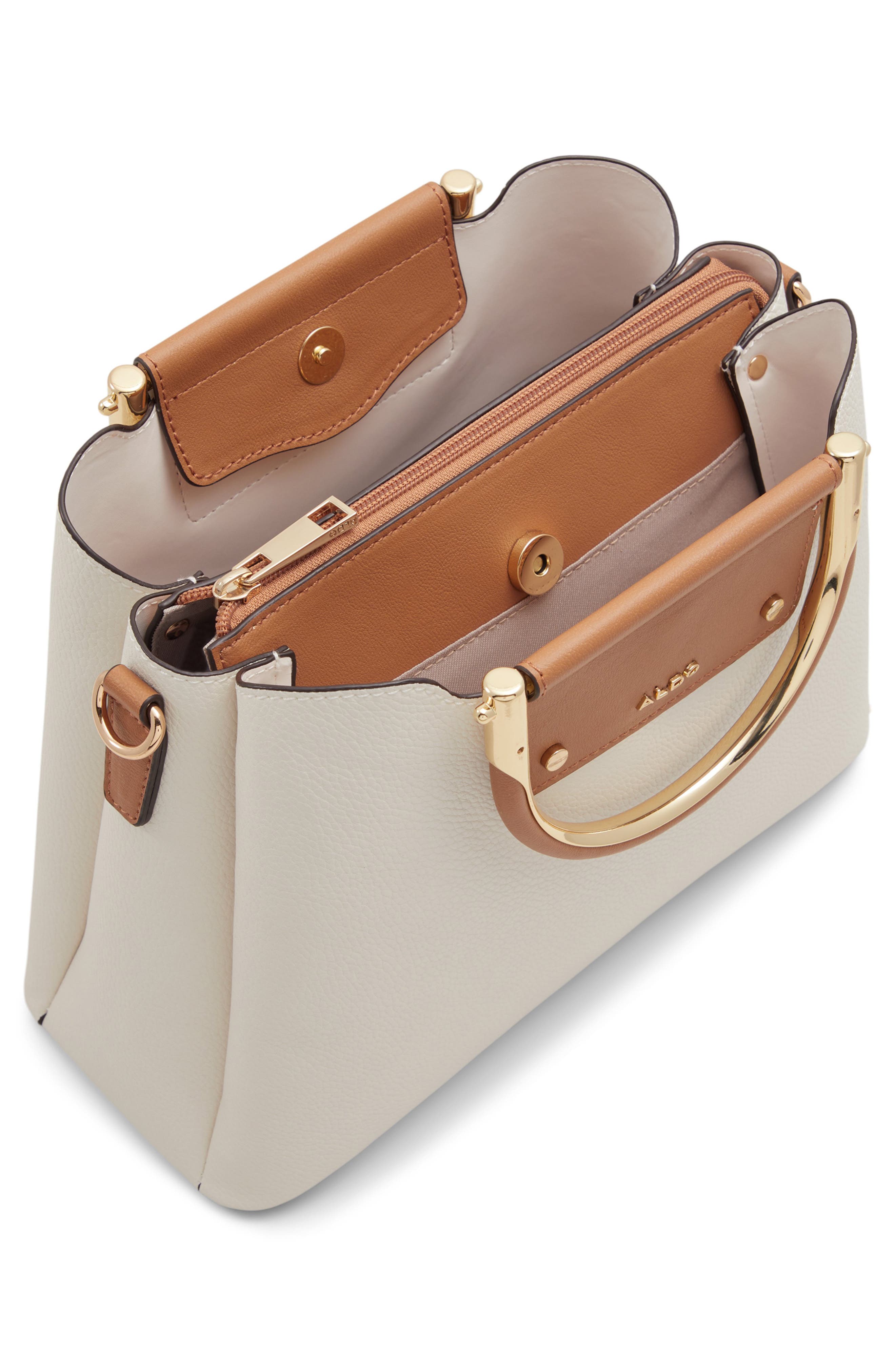 Sloana Faux Leather Crossbody Bag, Alternate, color, BEIGE