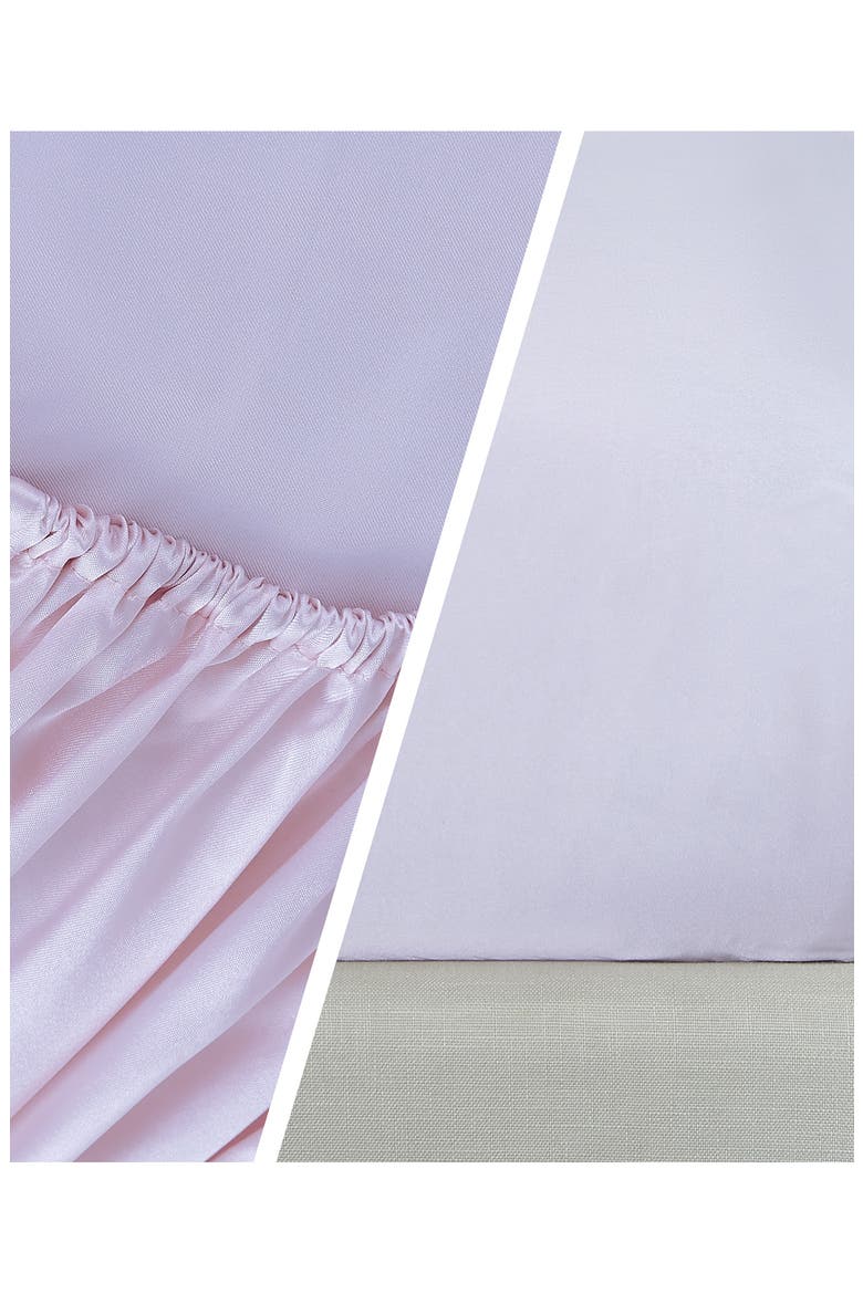 Satin Nolita Floral Bed In A Bag, Alternate, color, MAUVE FLORAL