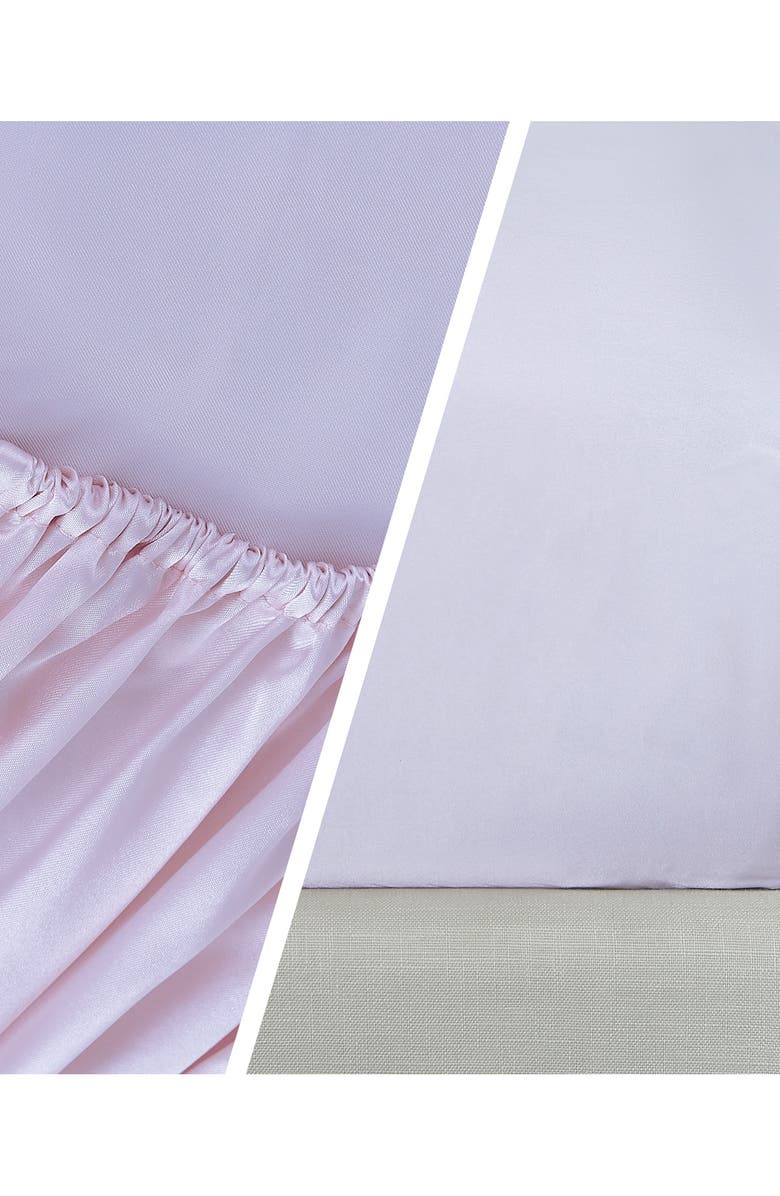 BCBG Satin Nolita Floral Bed In A Bag, Alternate, color, Mauve Floral