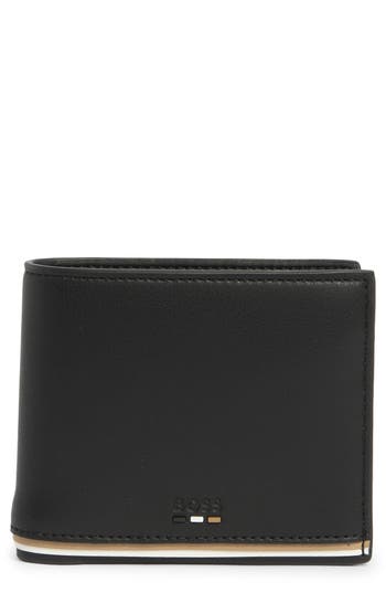 Hugo Boss Boss Ray Slim Bifold Wallet In Black