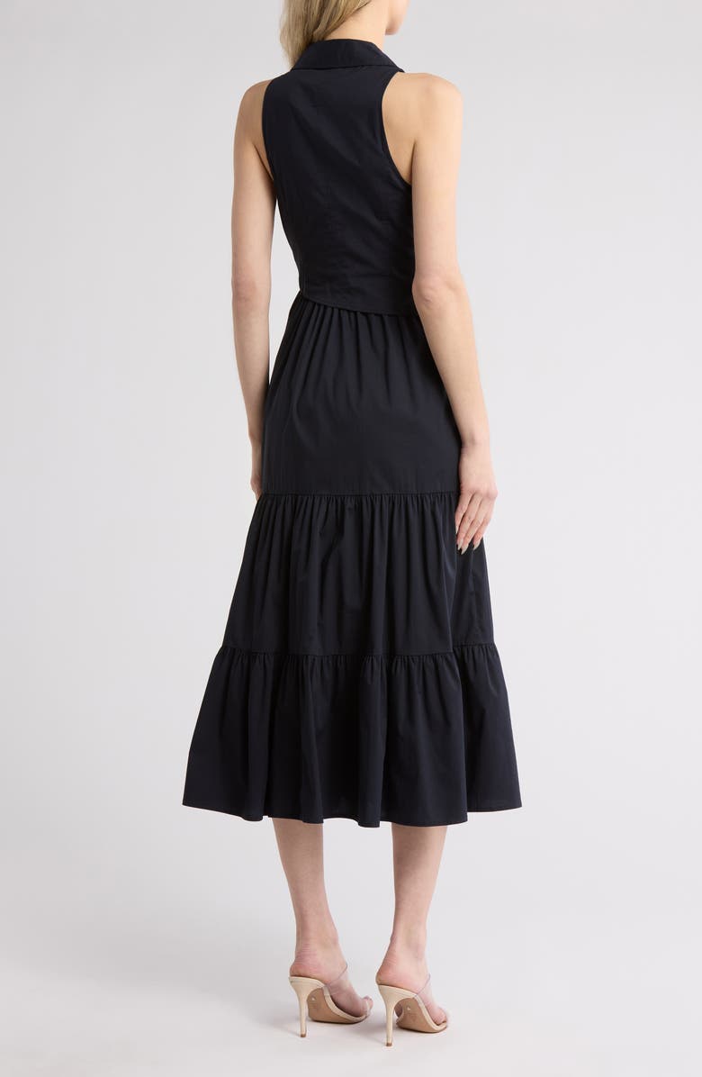 Cinq à Sept Vaani Sleeveless Faux Wrap Dress, Alternate, color, 