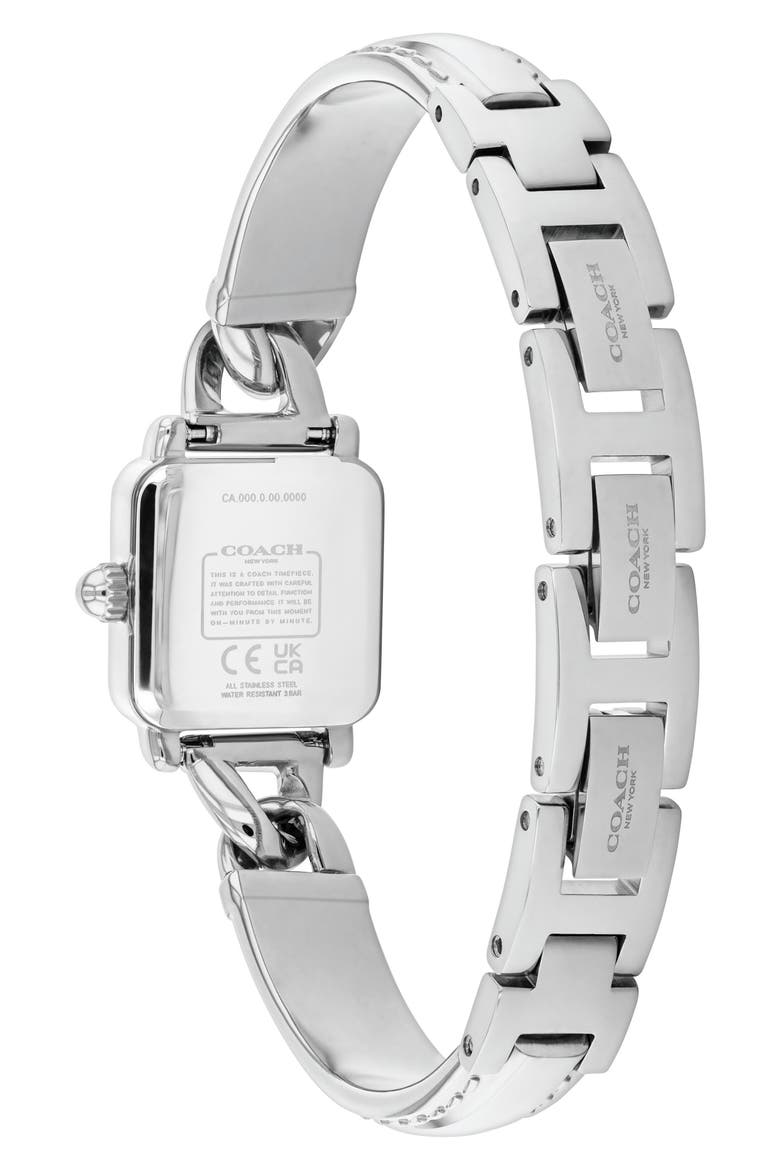 Cass Bracelet Watch, 18mm, Alternate, color, SILVER/ WHITE