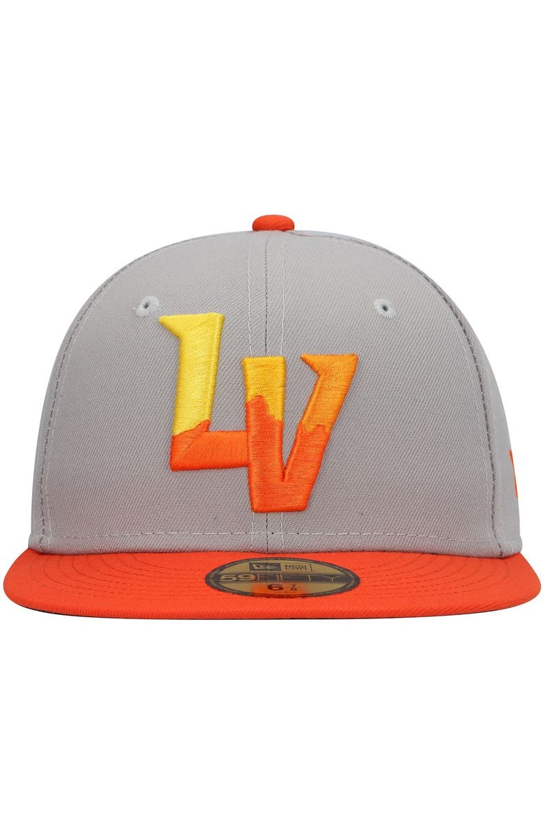 New Era Men's New Era Gray Las Vegas Aviators Authentic Collection Team Alternate 59FIFTY Fitted Hat, Alternate, color, Gray