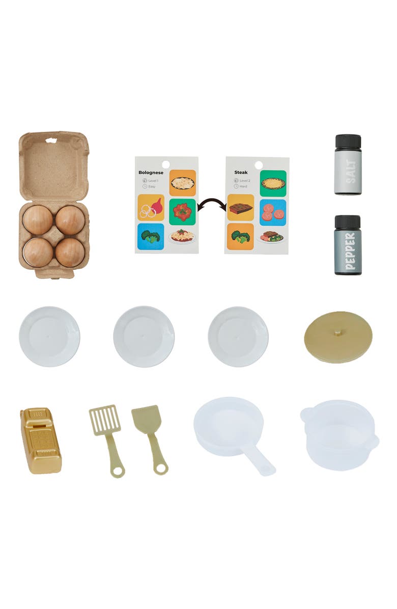 Teamson Kids Chef Memphis Kitchen Playset, Alternate, color, Gray/ Gold